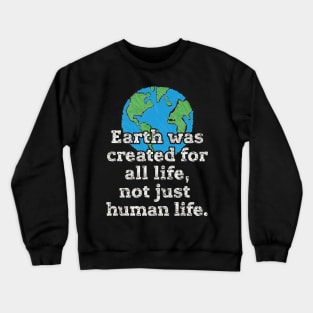 Funny i'm with her earth shirt earth day Crewneck Sweatshirt